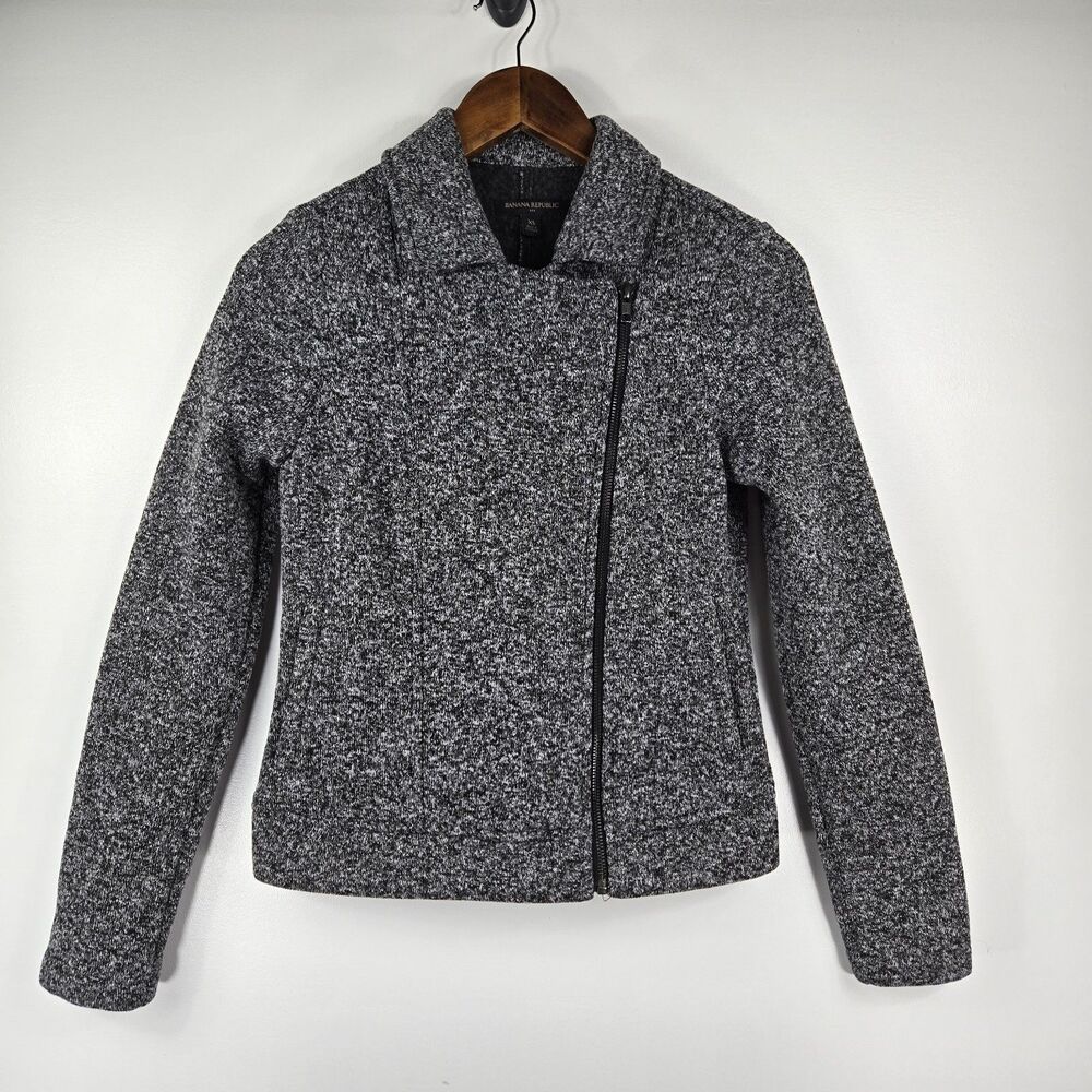 Banana Republic Women's‎ XS Gray Cropped Jacket